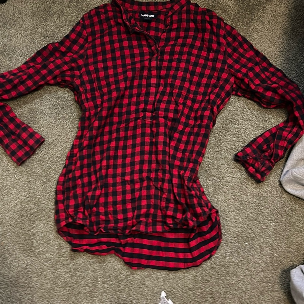 Flannel size medium